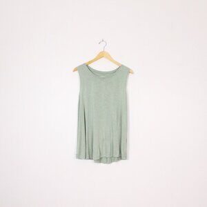 *Style & Co Sage Green Racer Back Tank Top